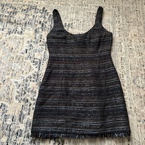 Lovers and friends tweed mini dress small
